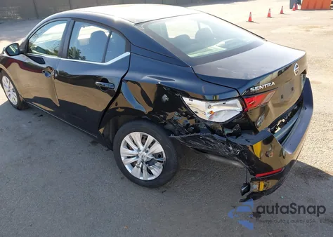 2020 Nissan Sentra S Xtronic Cvt z USA, uszkodzony, nr VIN 3N1AB8BV3LY273856